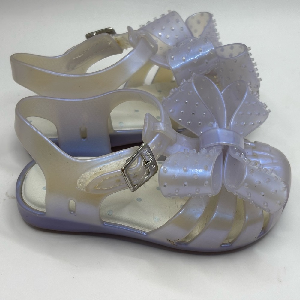 Mini Melissa Pearl Sandals with Bow